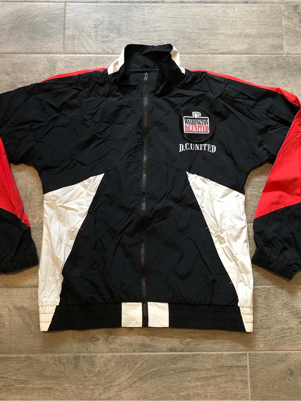 Mitchell & Ness MLS Washington DC United Soccer Windbreaker Jacket Men’s Size M